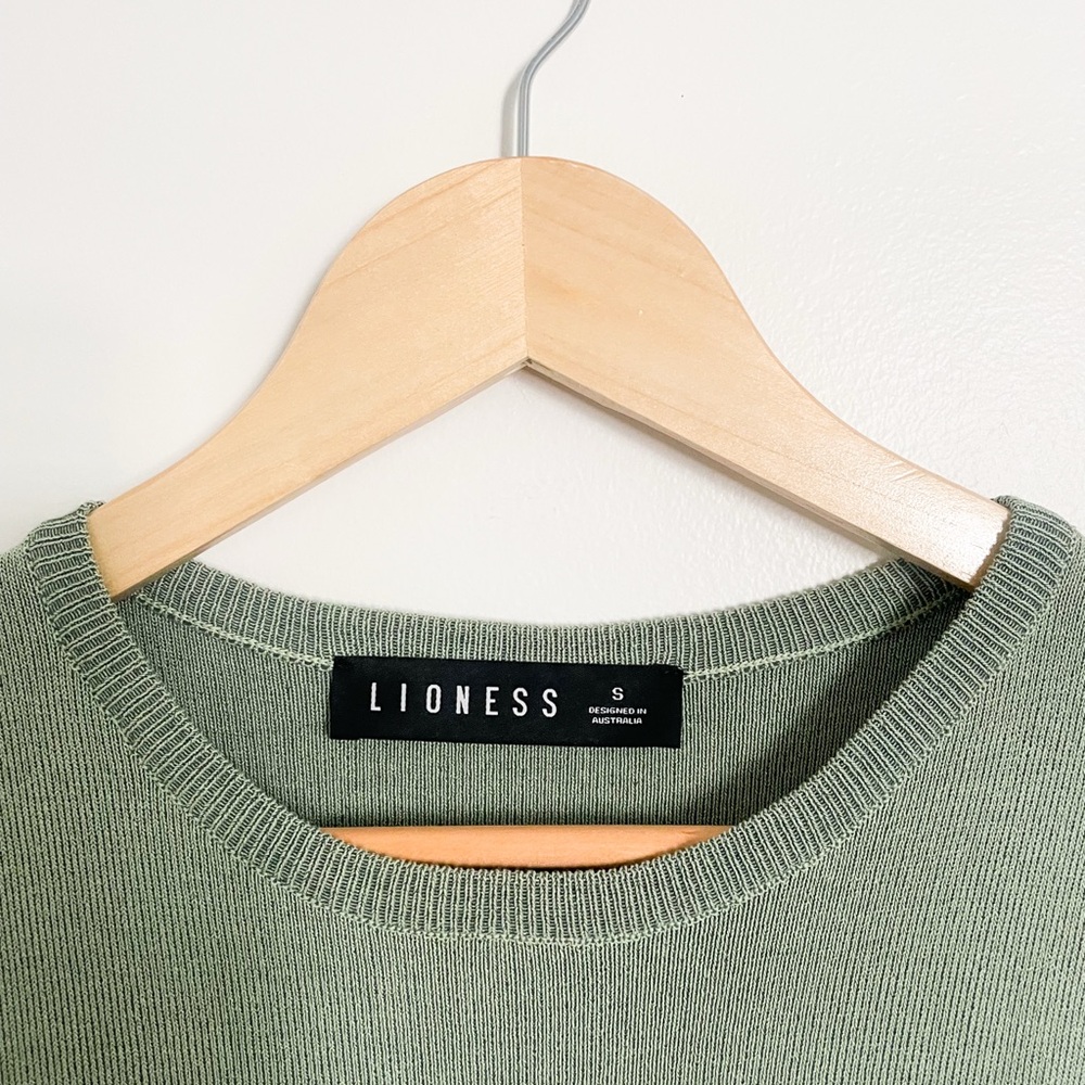LIONESS Mini Dress Sage - Picture 5 of 6